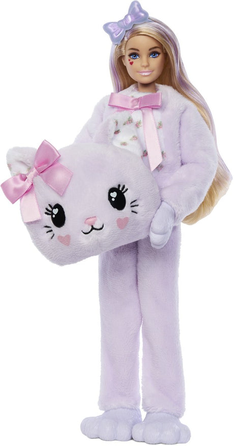 Lalka Barbie Care Bears Cutie Discover - fioletowa