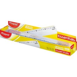 Początek linijki 146 mapowany plastik 30 cm przezroczysty