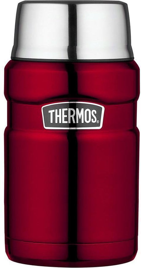 Termos King pojemnik na żywność XL czerwony 710ml