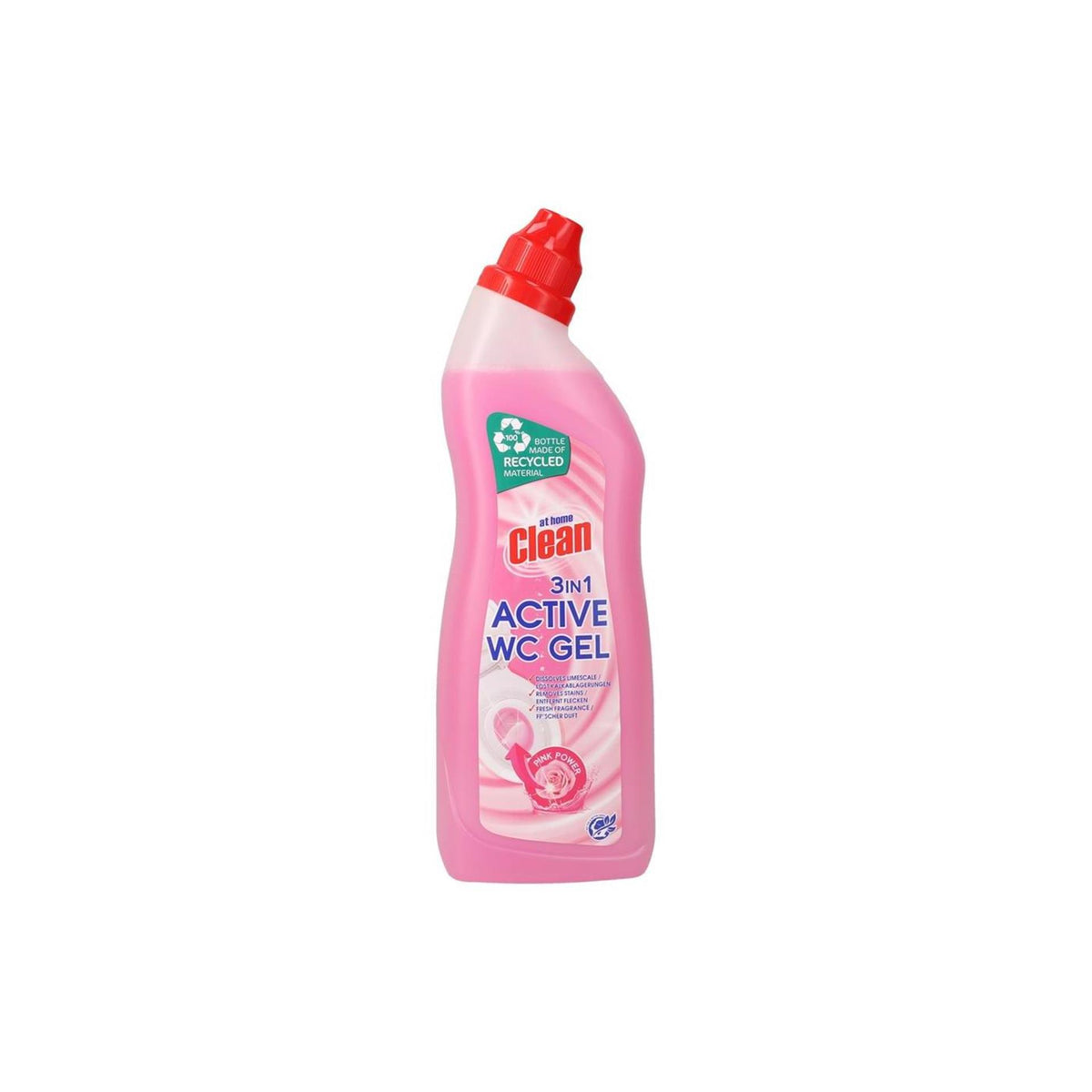 At home clean toiletreiniger 3in1 pink power 750ml