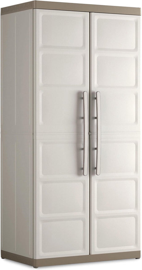 Szafka do przechowywania Kis Keter Excellence XL wysoka - 4 półki - 54x89x182cm - beżowo-szary
