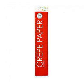 Papier krepowy Globos 50x250cm czerwony opakowanie 12 rolek