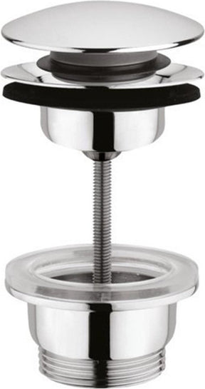 Plieger roma afvoerplug - 2 in 1 design - 1 1 4 - chroom