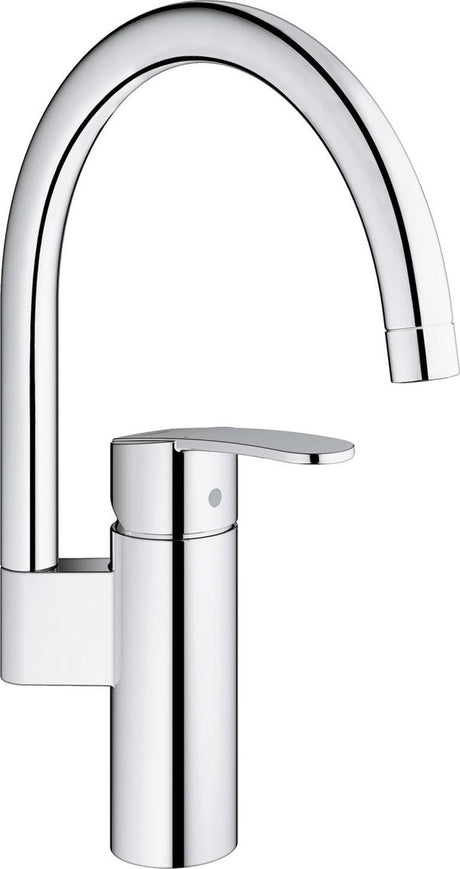 Kosmopolityczny kran kuchenny Grohe Wave - wysoka wylewka - chrom
