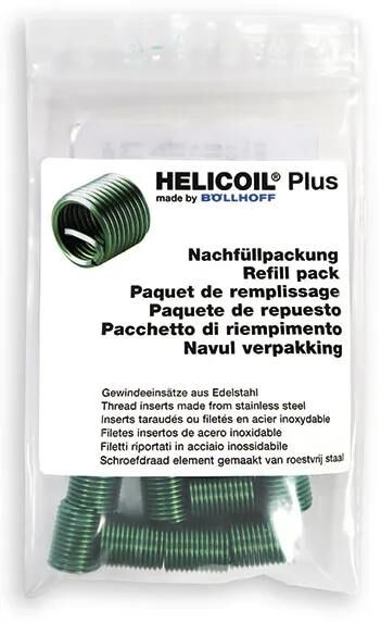 Wkładka gwintowana Böllhoff Helicoil plus zestaw uzupełniający Helicoil m12 x 1,75 18,00 mm