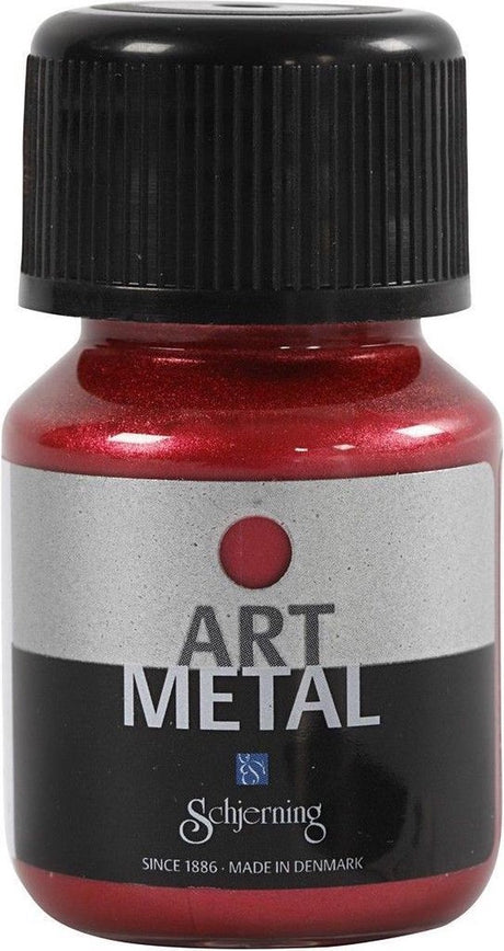Creativ firmy schjerning art metal lawa czerwony 30ml