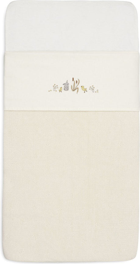 Jollein - baby laken ledikant - 120x150cm - ledikant, babybed - katoen - riverside