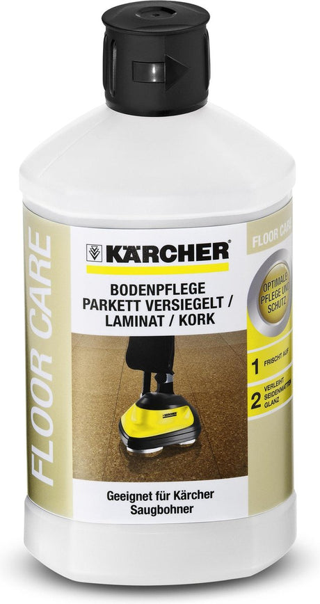 Kärcher Floor Care Uszczelniony korek do parkietu rm 531, 1l - usuwa ślady chodzenia - odnawia warstwę połysku