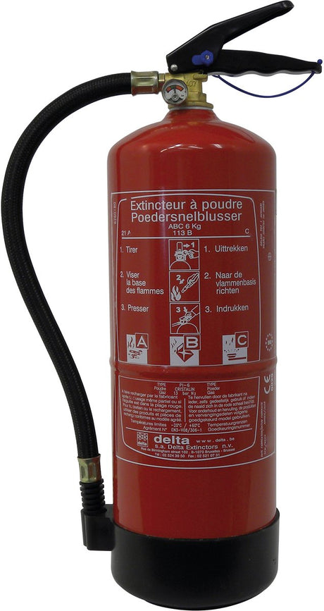 Gaśnica Belmic 6kg a b c benor (pojazdy)