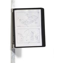 System trwałych paneli widokowych 5914-01 polipropylen 38x34cm a4 czarny