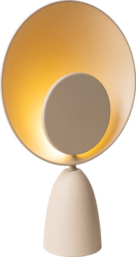 Lucide Castamar - lampa stołowa - ø 25,5 cm - LED - 1x8w 2100k - taupe