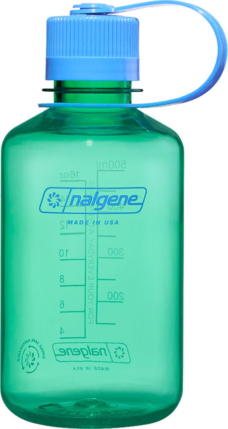Nalgene - butelka z wąską ustą - butelka do picia - butelka na wodę - szczelna - 500 ml - bez BPA - podtrzymanie - pastelowa zieleń