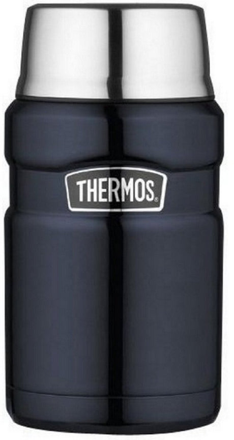 Termosowy pojemnik na żywność King czarny matowy 710 ml