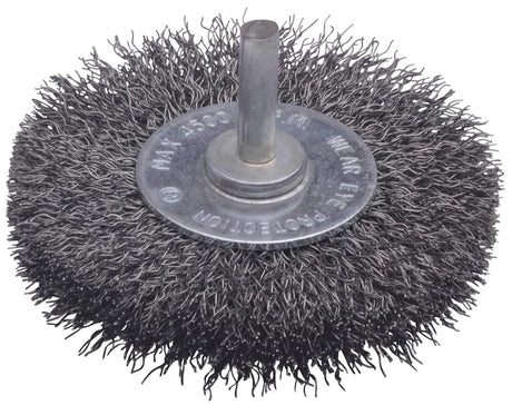 Sw stahl okrągła szczotka druciana stalowa 63303 okrągła szczotka z trzonkiem 6mm sw-stal d=75mm
