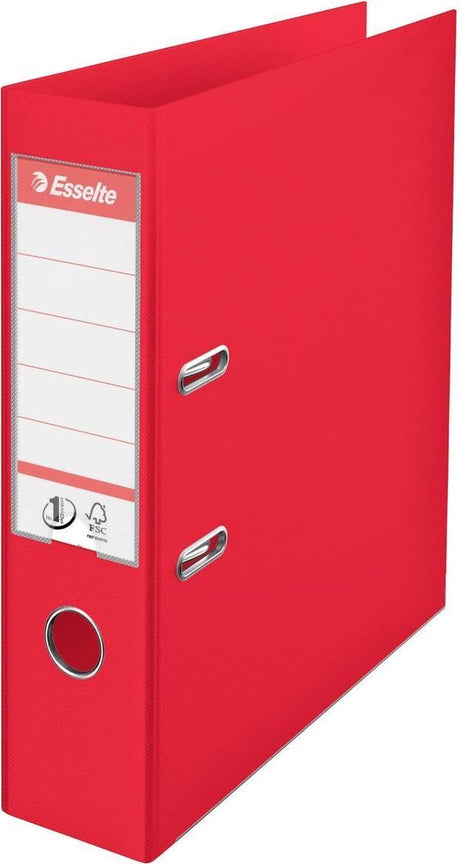 Segregator Esselte Livinga A4 s. 7,5 cm czerwony