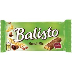 Batonik czekoladowy balisto musli mix zielony