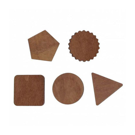 Magnesy drewniane 3cm, 5szt.