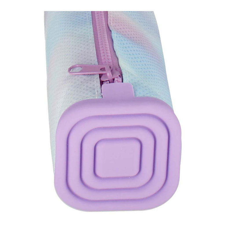 Piórnik pastelowy z silikonowymi bokami