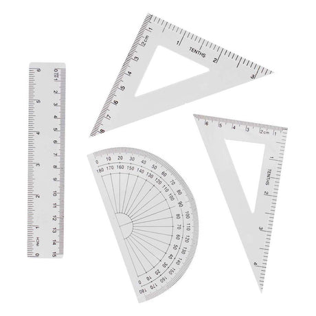 Zestaw geometrii 15cm, 4szt.