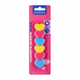 Magnesy serce, 6 szt.