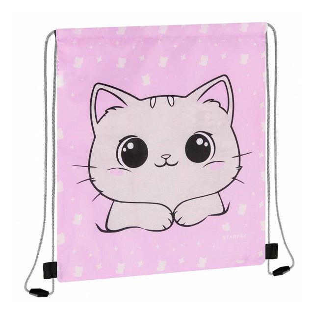 Torba gimnastyczna Kitty w kolorze różowym
