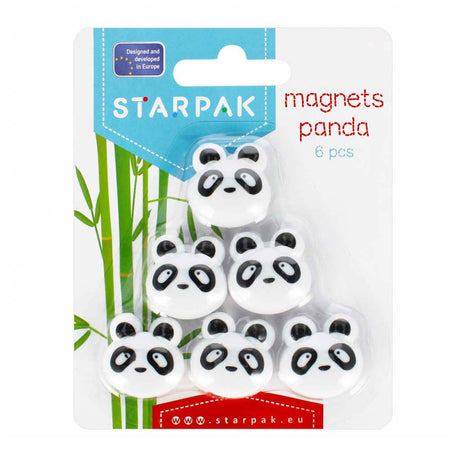 Magnesy panda, 6 szt.