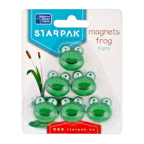 Magnesy żaba, 6 szt.