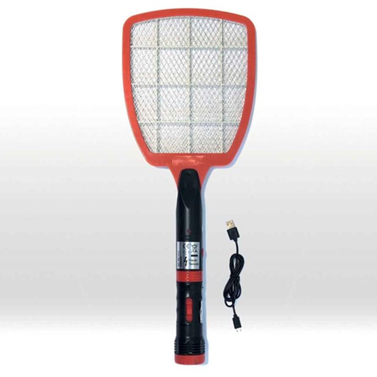 Elektryczna packa na muchy Fly Shock z możliwością ładowania z latarką 5xLED