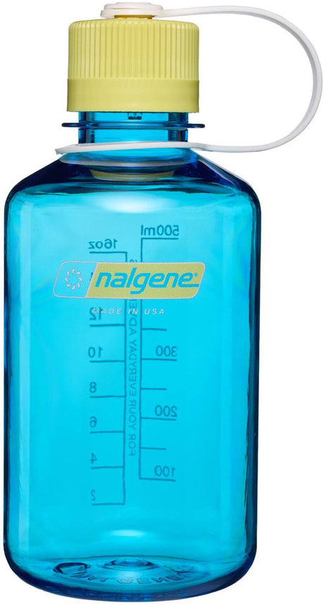 Nalgene - butelka z wąską szyjką - butelka do picia - butelka na wodę - 500ml - niebieski atol z endywią - nowość!