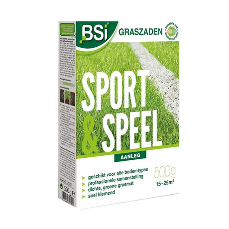 Nasiona traw Bsi sport i zabawa 500g na 15-25m2