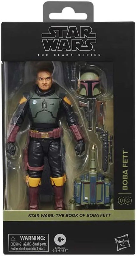 Hasbro Star Wars: Księga Boby Fetta Czarna seria Figurka Boba Fett 15 cm figurka