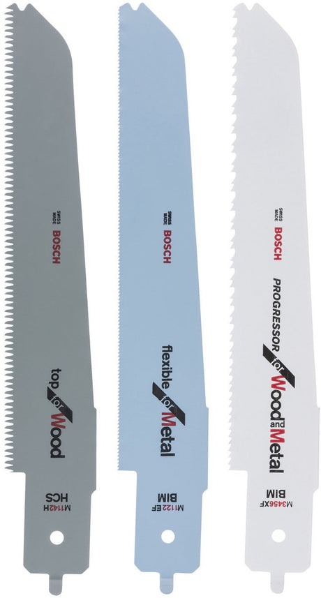 Zestaw 3-częściowych brzeszczotów do wyrzynarek Bosch do wielopiły pfz 500 e - m 1142 h - m 3456 xf - m 1122 ef - 3 sztuki
