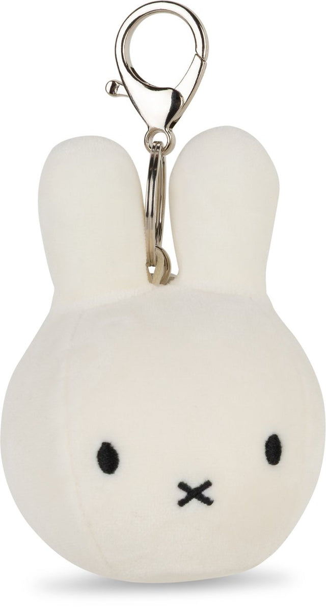 Bon ton toys nijntje - squish ball keychain - offwhite - 9 cm - 3,5''