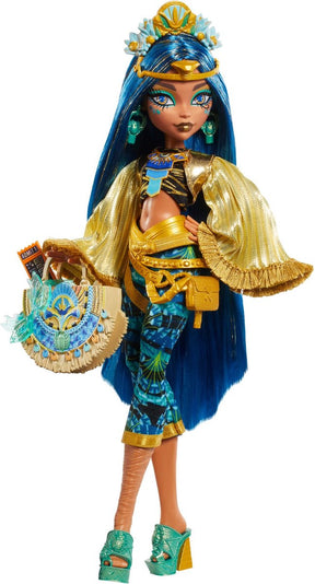 Wielokolorowa lalka Cleo Monster High Fest