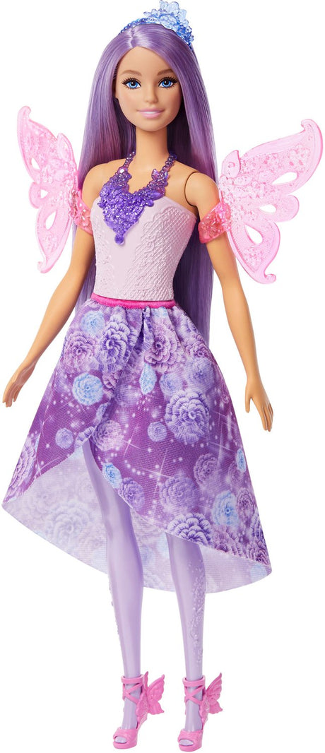 Zestaw fantasy dla lalki Barbie — zawierający ogon syreny i skrzydła wróżki