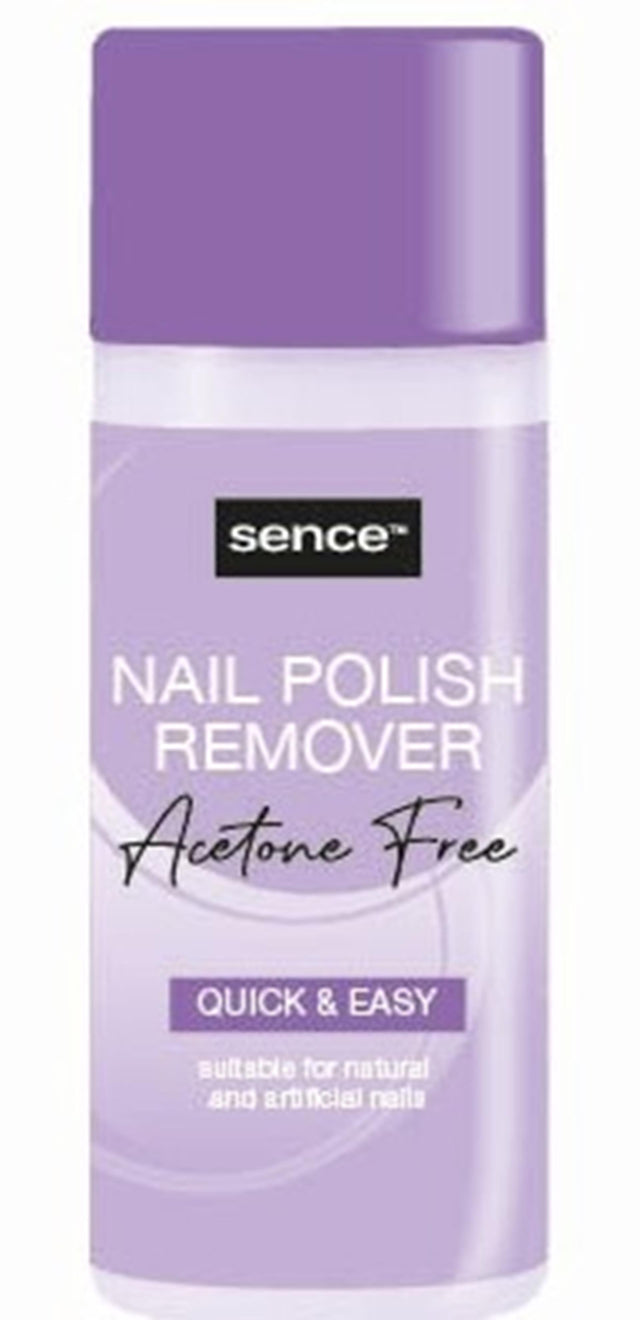 Sence nail polish remover 150ml acetone free