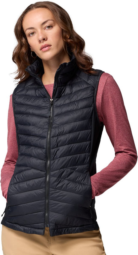 Damski ocieplacz outdoorowy Columbia Powder Pass™ iii Hybrid – czarny