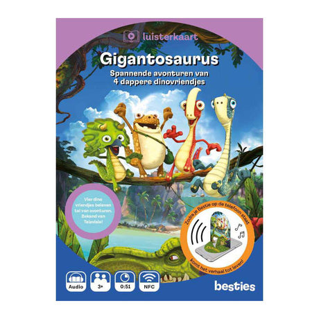 Centralna księgarnia gigantozaur ekscytujące przygody 4 odważnych przyjaciół dinozaurów audiobook