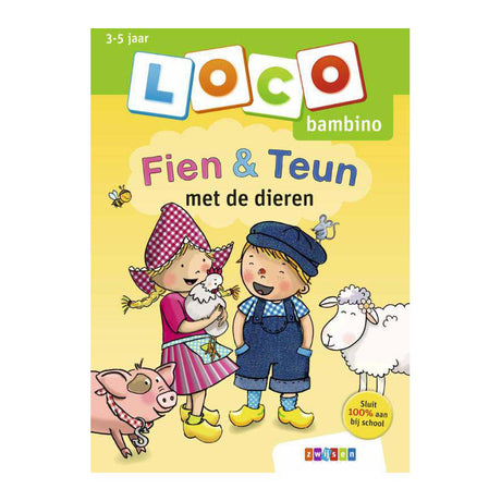 Książeczka z ćwiczeniami Loco Bambino do zabawy ze zwierzętami
