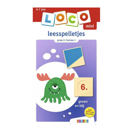 Loco książeczka ćwiczeniowa mini gry w czytanie grupa 3 klasa 1