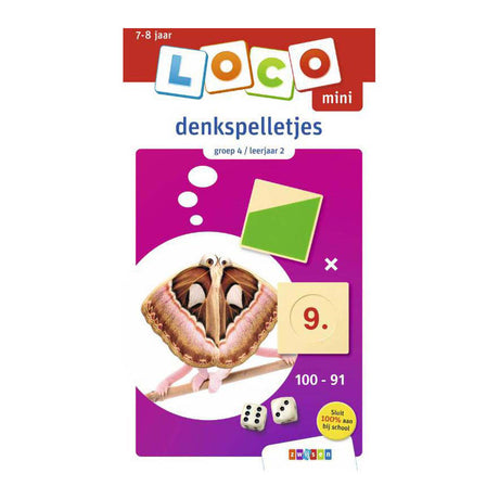 Mini-gry na myślenie Loco, książeczka z ćwiczeniami