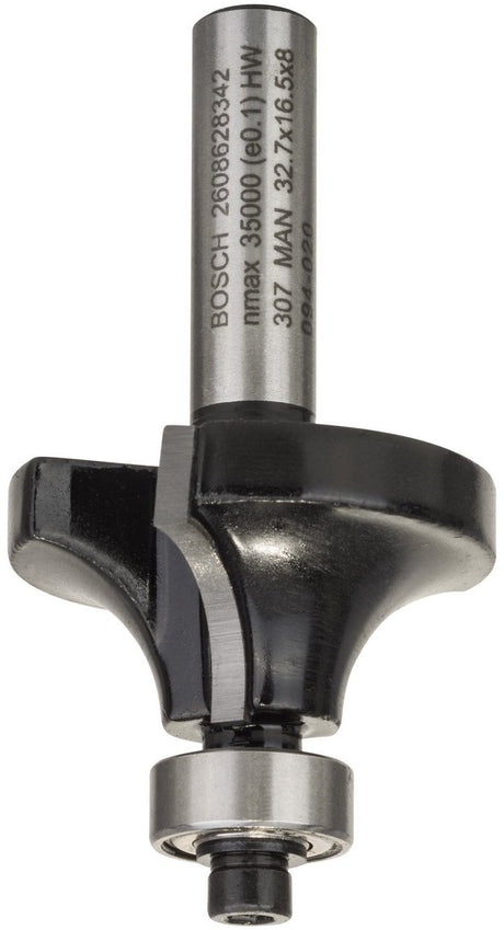 Frez do profili zaokrąglonych Bosch + łożysko hm 10x17mm 8mm