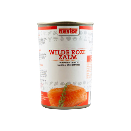 Nestor fantazyjny dziki różowy łosoś puszka (425gr)