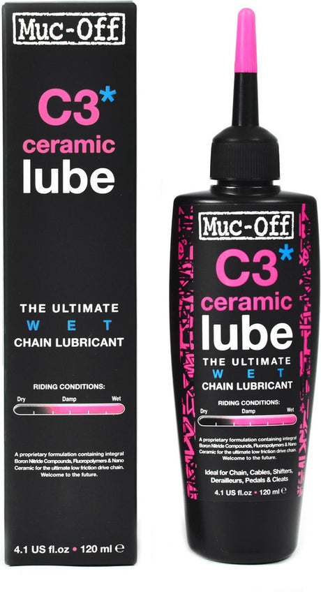 Muc-off mokry smar c3* ceramiczny olej do łańcuchów 120ml