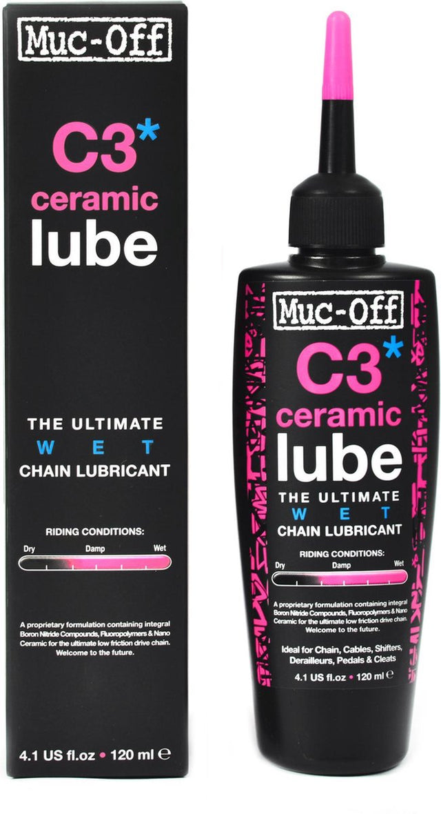 Muc-off mokry smar c3* ceramiczny olej do łańcuchów 120ml