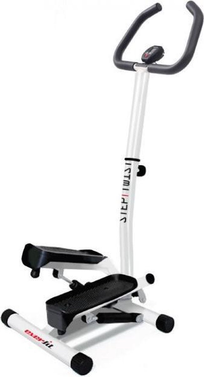 Everfit - stepper - step-twist - verstelbaar - met hendels - met trainingscomputer - hometrainer