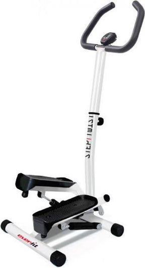 Everfit - stepper - step-twist - verstelbaar - met hendels - met trainingscomputer - hometrainer