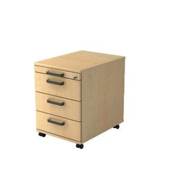 Bach mobilny młotek do bloków szufladowych ac30 sg melamina 428x800x512mm 4 szuflady klon