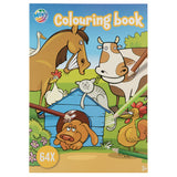 Kleurboek mega a4 64 pagina's 3 assorti | 6 stuks