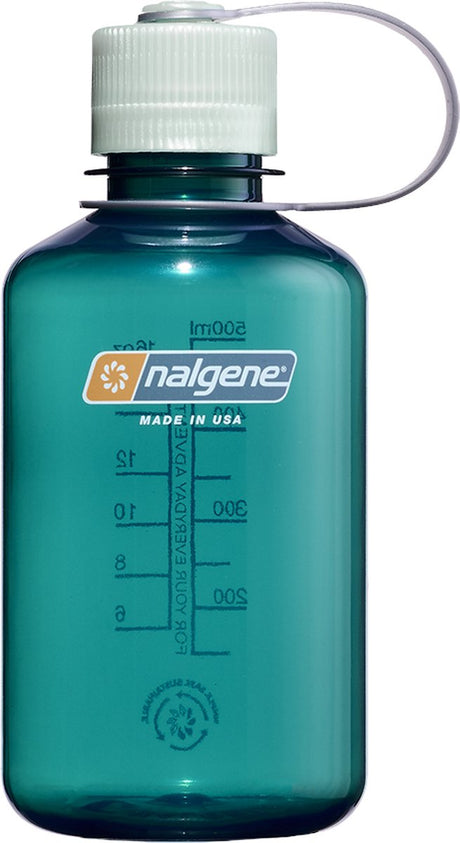 Nalgene - wąskie usta - butelka do picia - butelka na wodę - szczelna - 500 ml - bez BPA - trwałość - pstrąg zielony